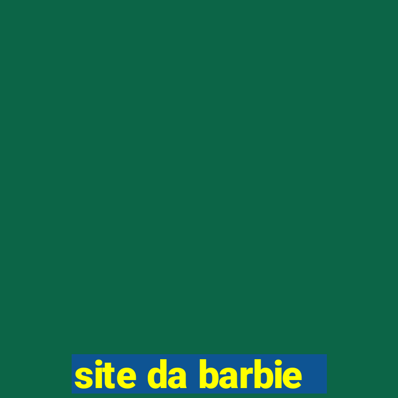 site da barbie - jogos